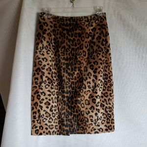 Rena Rowan animal print skirt